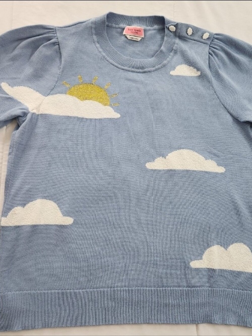 Kate Spade Cloud Sweater Top. Size L. - Picture 4 of 6